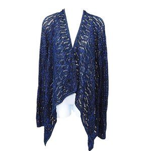 Gorgeous JW Style Blue/Black Shawl